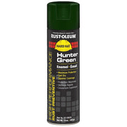 Rust Preventative Spray Paint, Hunter Green, Gloss, Solvent, 15 oz