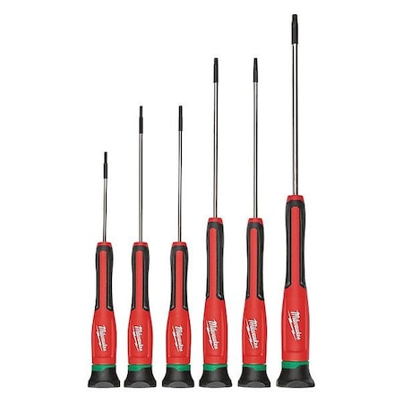 6 PC TORX Precision Screwdriver Set w/ Case
