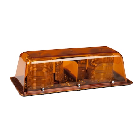 Mini Light Bar,Amber,12 to 24V DC