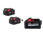 M18 XC5.0 Battery 2PK + HO XC6.0 Battery