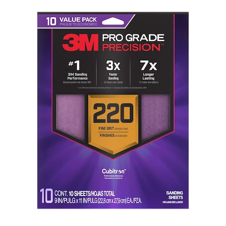 Precision Faster Sanding Sheets, PK10