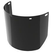 Uncoated Full Face Replace Lens, Black Visor, 5 1/4 in Height