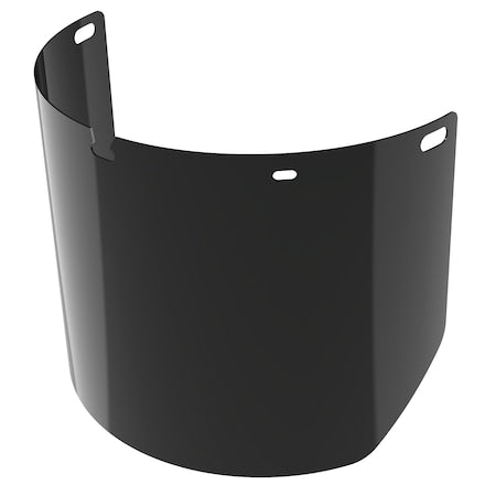 Uncoated Full Face Replace Lens, Black Visor, 5 1/4 in Height