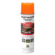 Precision Line Marking Paint, Inverted, APWA Orange, 20 oz