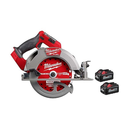 M18 FUEL Circ Saw + HO6.0 Battery(2PK)