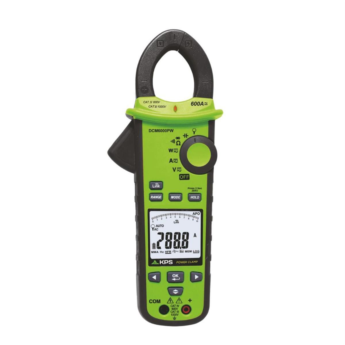 KPS DCM6000PW Power Clamp Meter for AC/DC Voltage and Current
