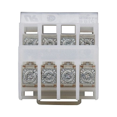 TerminalBlock,30A,White,600V,DINRail