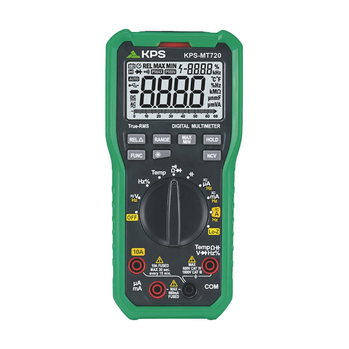 KPS MT720 TRMS Digital Multimeter with Low Impedance