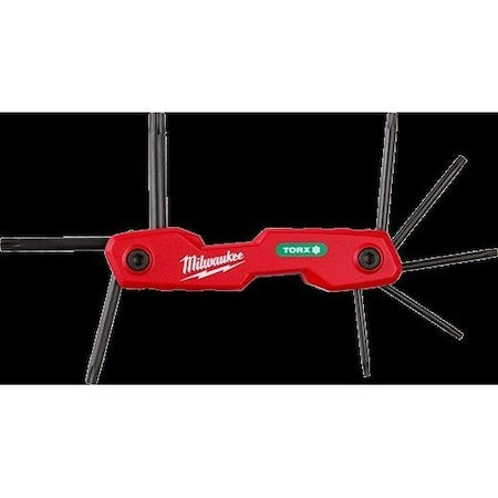 8-Key Folding Hex Key Set - Torx