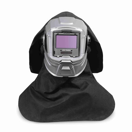 Hard Hat PAPR System, T94iH-R, Helmet, Belt-Mount, MSA Fas-Trac III ratchet-suspension headgear
