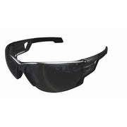 Type-N, Safety Glasses, Anti-Fog & Anti-Scratch, Smoke Lens, Black Frame, Full-Frame