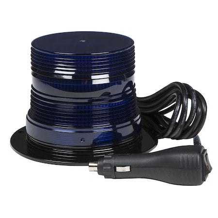 Flashing Beacon,Blue,12V DC
