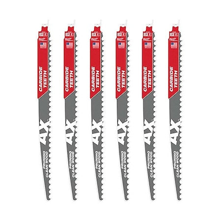 12 in x 3 TPI Reciprocating Saw Blade Combo Pack
