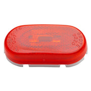 Marker Lamp,Oval With Reflector,Red