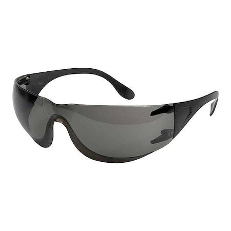 5000 Series, Safety Glasses Anti-Fog & Anti-Scratch, Smoke Lens no Overmold, Smoke Frame, Half-Frame