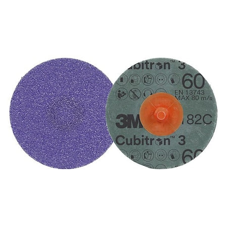 Quick-Change Disc, Ceramic,3 In Diameter., PK50