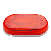Marker Lamp,Oval With Reflector, Red