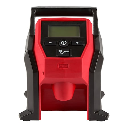 Cordless Inflator, M12 REDLITHIUM, Bare Tool, 120 psi Max., 26 in Hose Lg, Cordless
