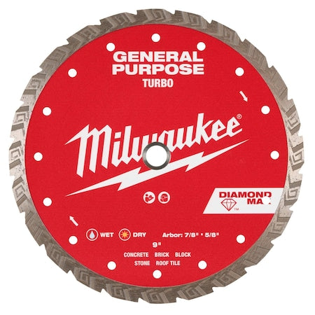 9" Diamond Max Turbo, General Purpose Diamond Blade