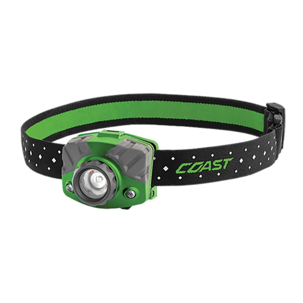FL75R 1000 Lumen Rechargable 168M Pure Beam Focusing Headlamp in Box - Green