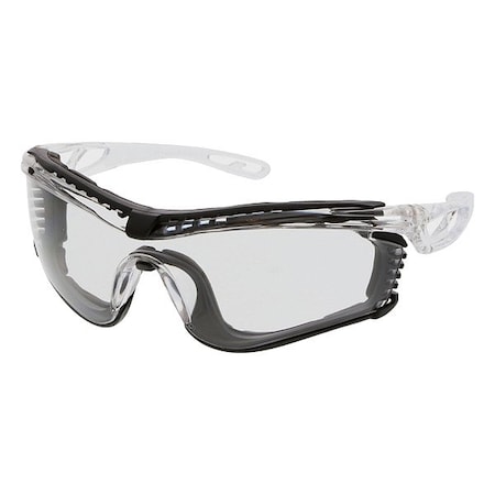Checklite (CL5), Safety Glasses, MAX6 Anti-Fog, Polycarbonate Lens, Clear Frame, Frameless, 1 PR