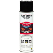 Precision Line Marking Paint, 20 oz, Black, Water -Based