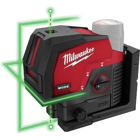 M12 Green Cross Line & Plumb Points Laser