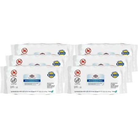 Disinfecting Wipes,100 ct,Soft Pack,PK6