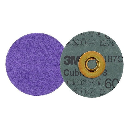 Quick-Change Disc, Ceramic,3 In Diameter., PK50
