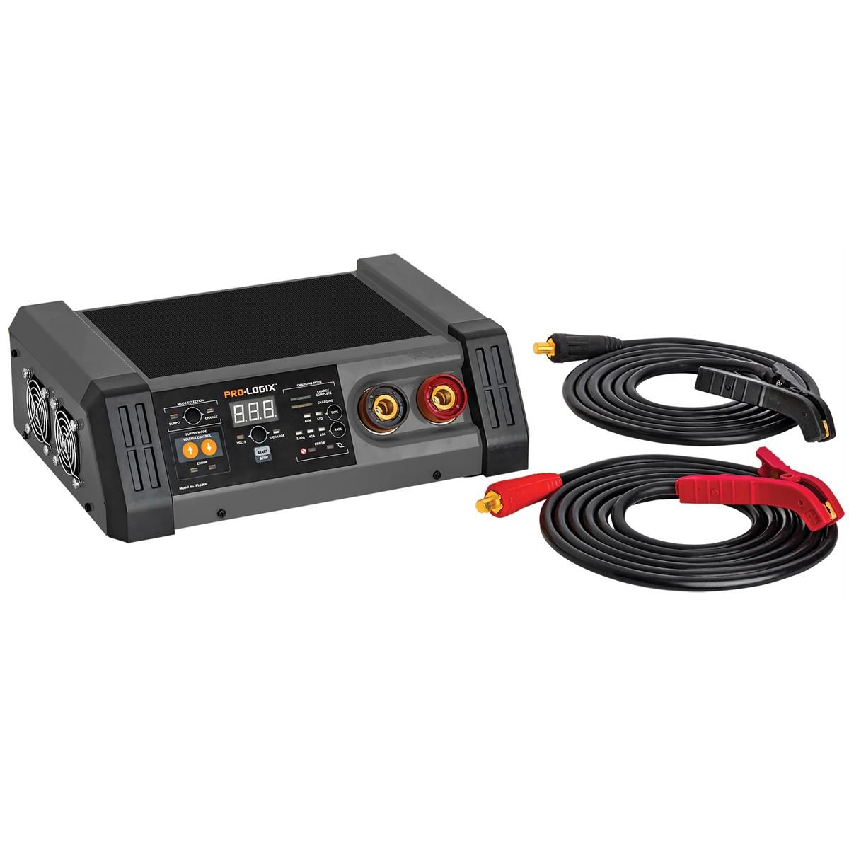 PRO-LOGIX 12/24V 120A Flashing Power Supply and Battery Charger Requires 20A Service