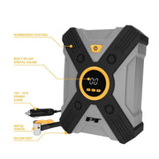12V Digital Tire Inflator w/Auto-Stop