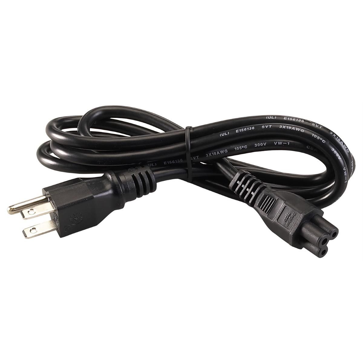 120V AC Cord - Portable Scene Light Series - Black