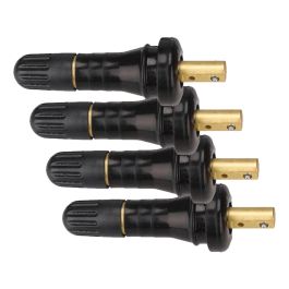 Rubber Press-In TPMS Valve Stems for 1-Sensor — Box of 4