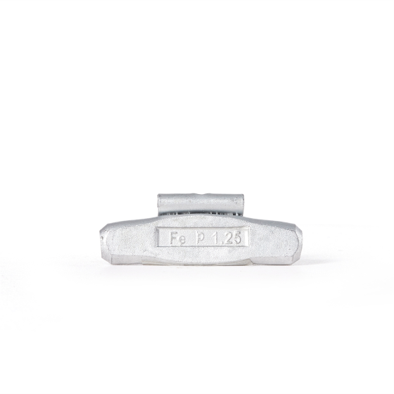 P Series 1.25 oz Steel Clip-On Wheel Weights — Box of 25
