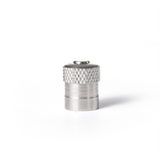 Nickel-Plated Long-Skirt Tire Valve Caps — Pack of 100