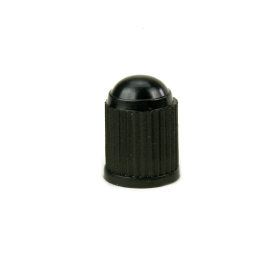 Black Tire Valve Caps with Silicone Seals — Bag of 500