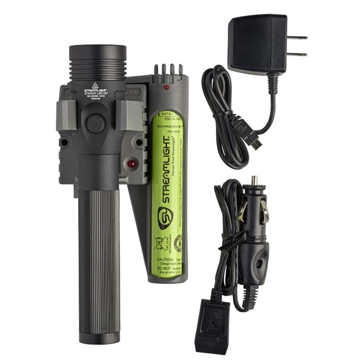 Stinger LED HL - 120V/100V AC/12V DC PiggyBack - Black