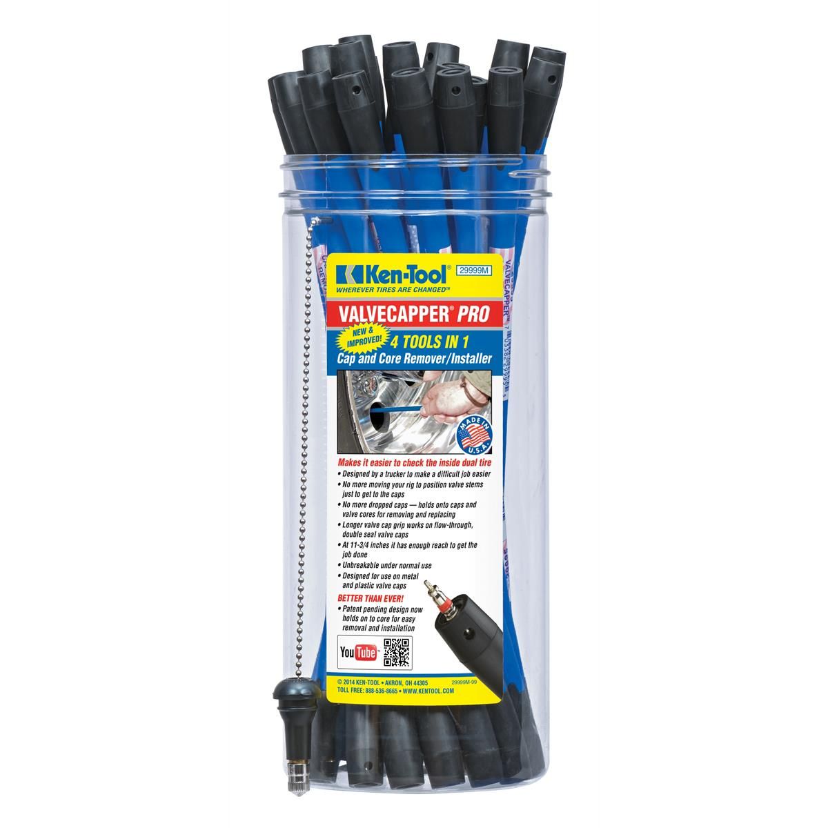25PC Valve Cap Display