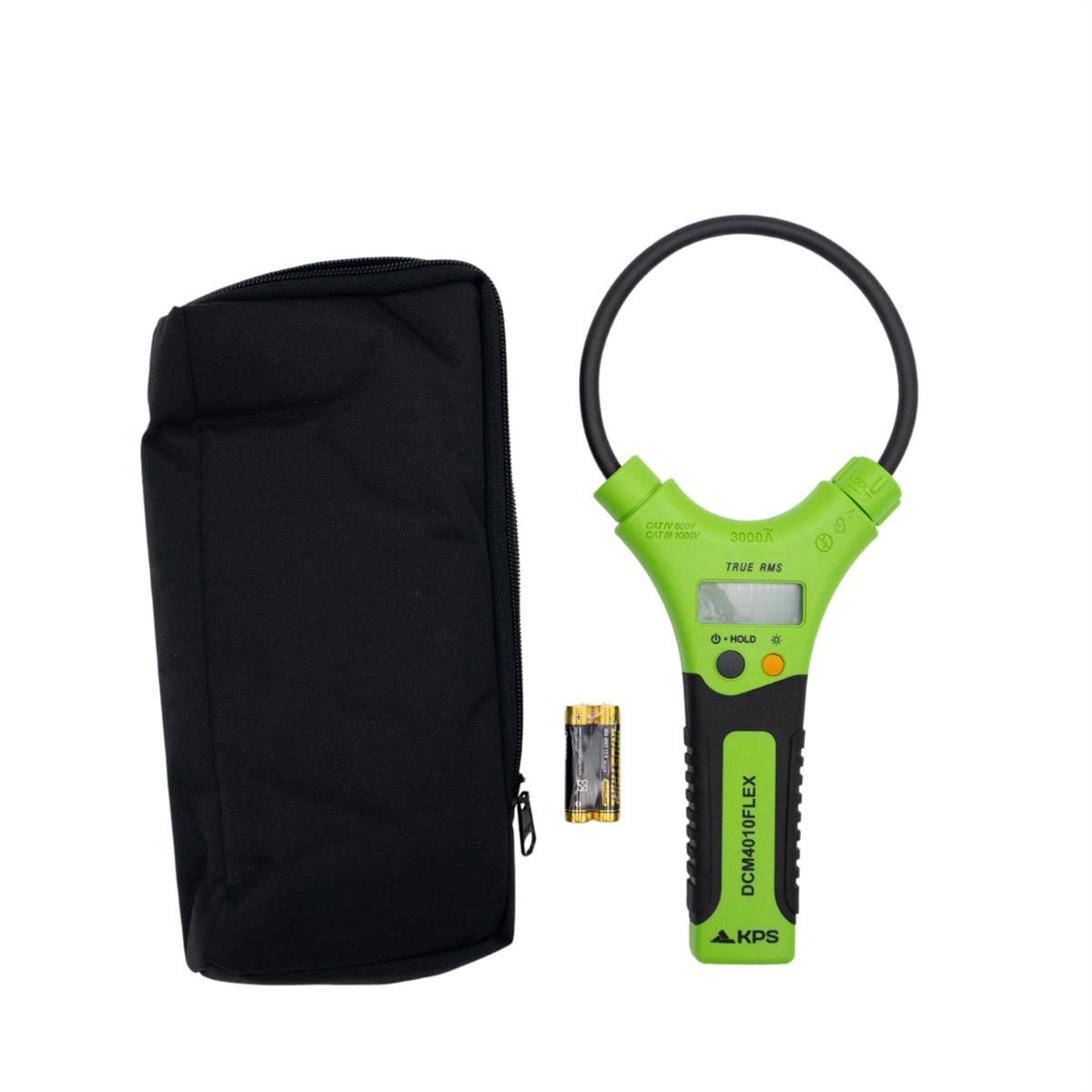 KPS DCM4018 Flexible Probe TRMS Clamp Meter with Bluetooth Connectivity