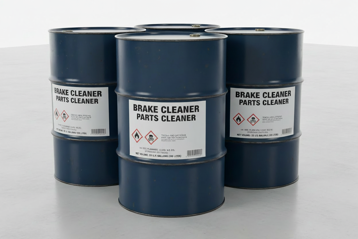 55 Gallon Drums of Brake Clean Pallet of 4