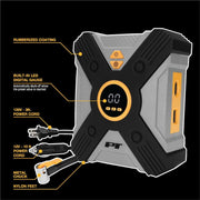 AC/DC Powered Tire Inflator w/Auto-Stop