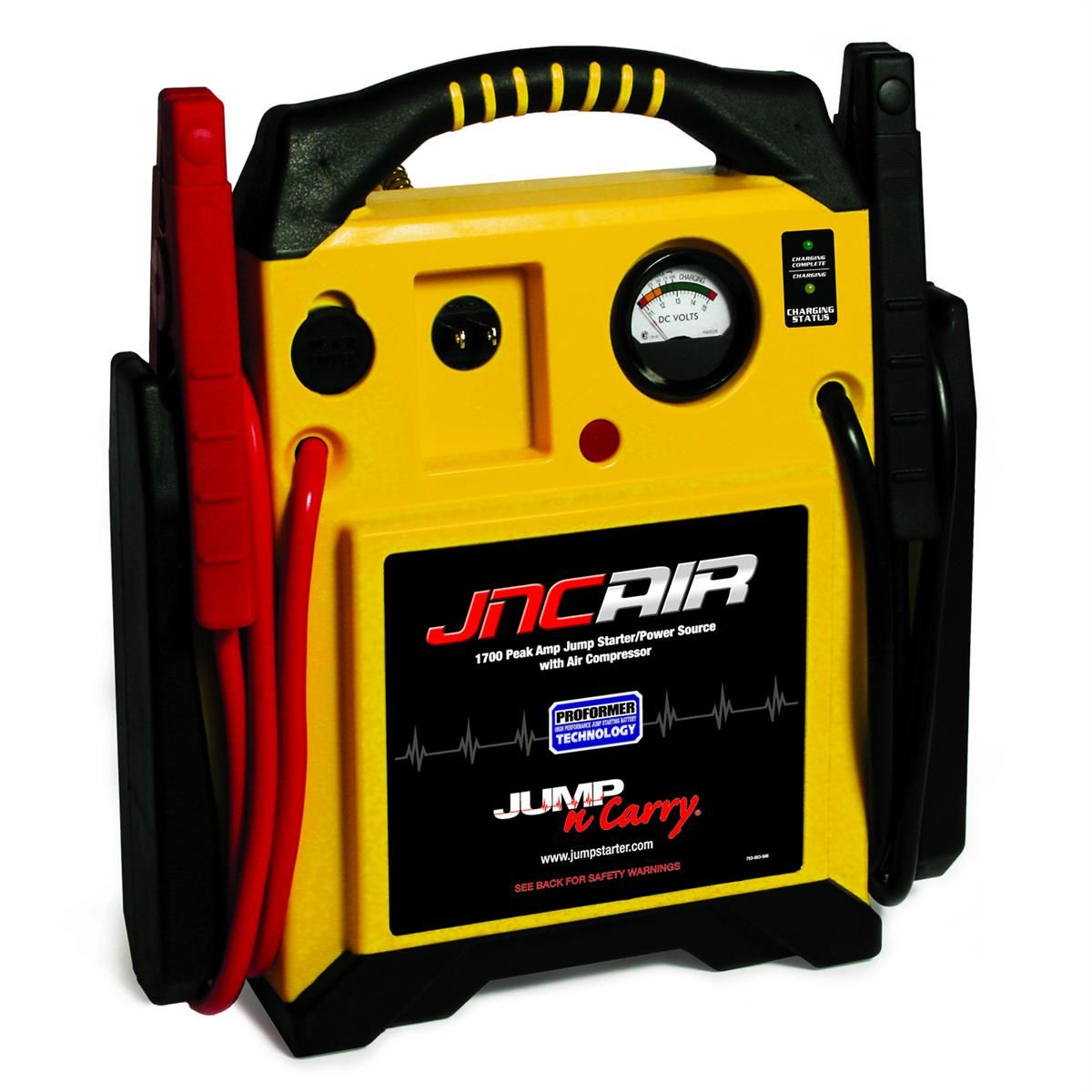Jump-N-Carry JNCAIR 1700 Peak Amp 12 Volt Jump Starter with Air