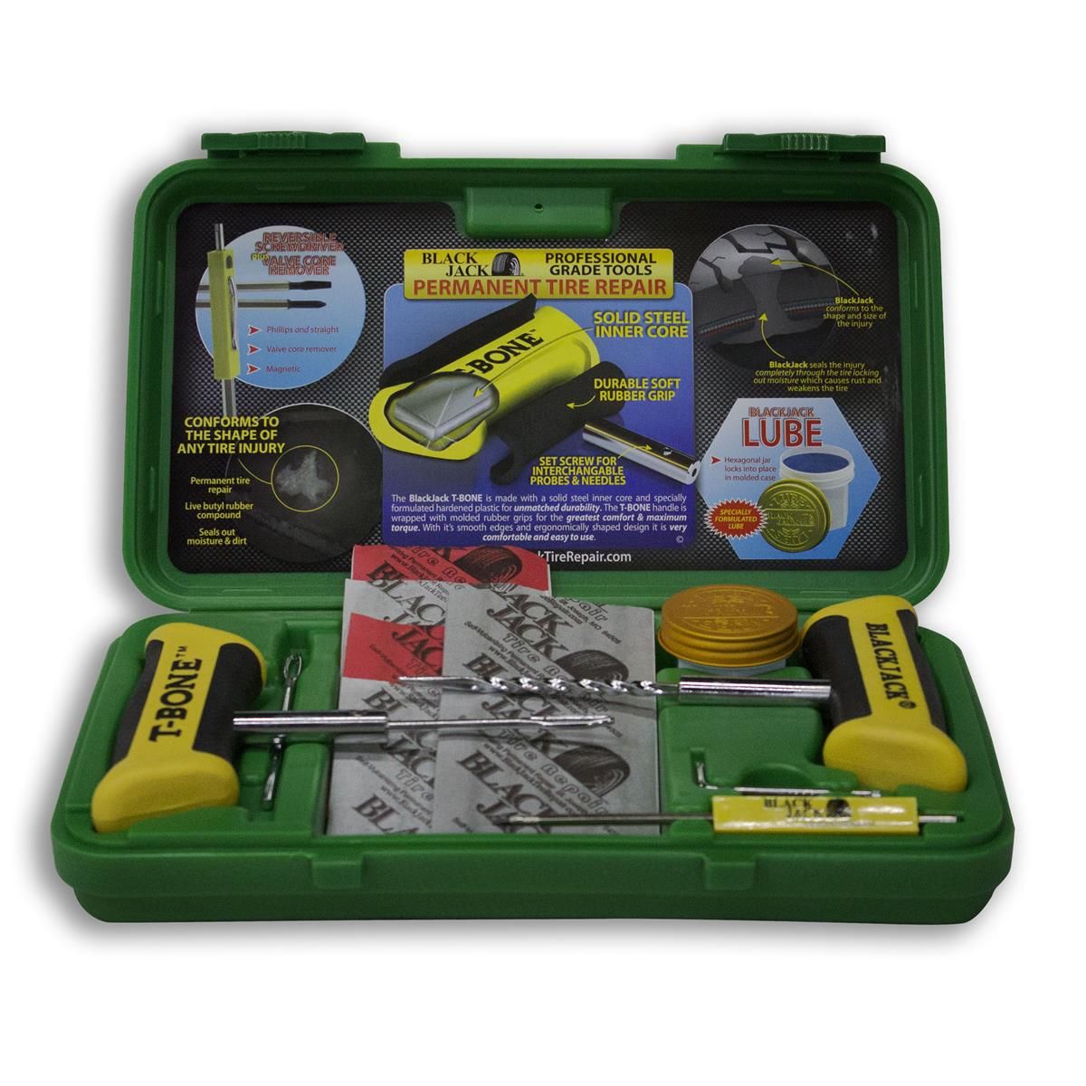 Green Tire Repair Kit