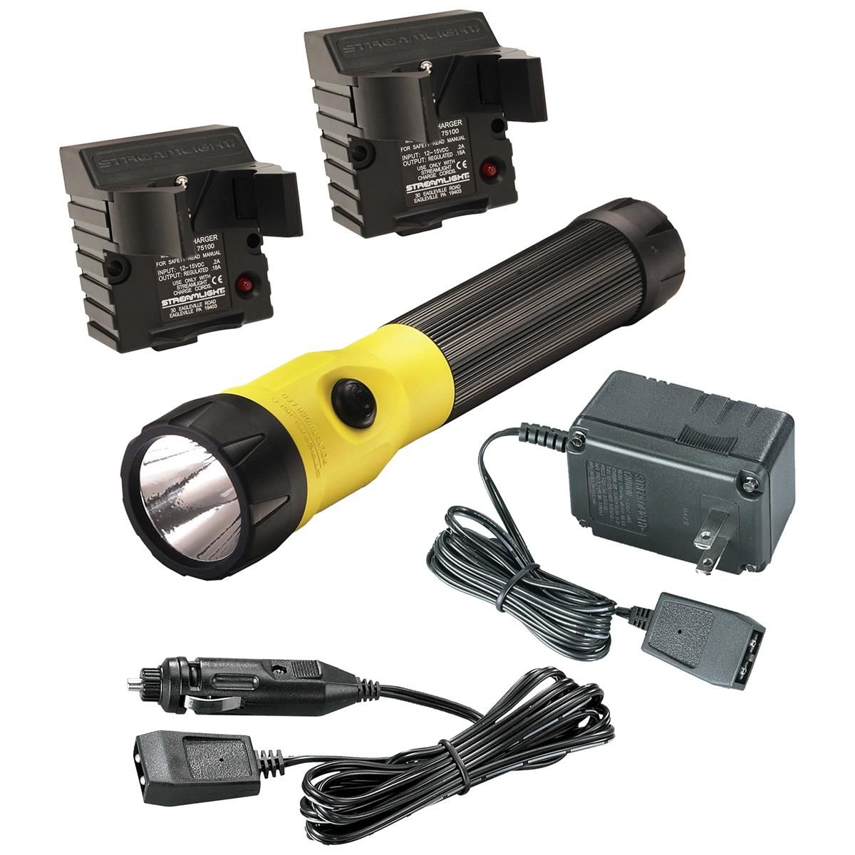PolyStinger LED - 120V/100V AC/12V DC - 2 Holders - Yellow