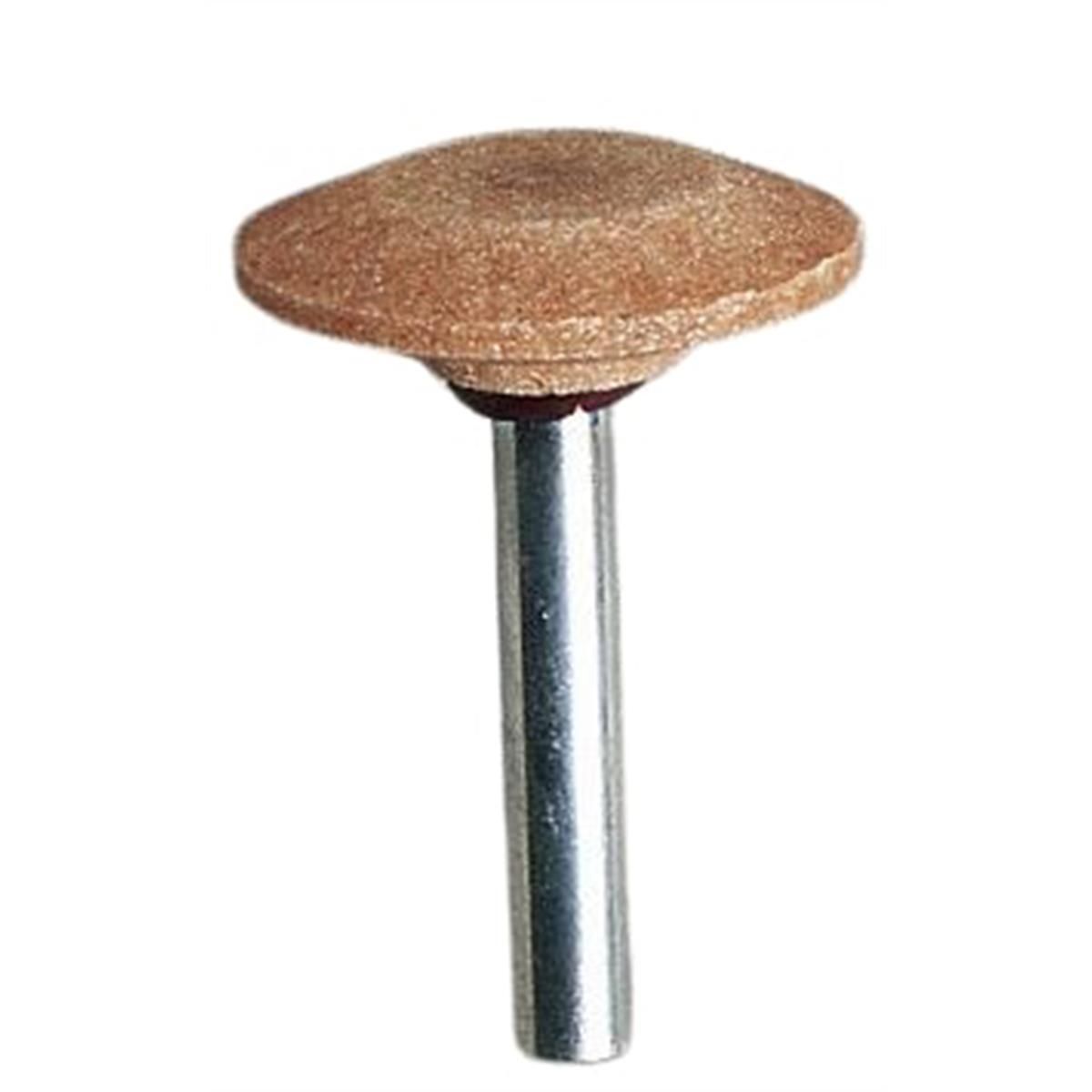 A-37B 1-1/4" Diameter Brown Stone Buffing Disc