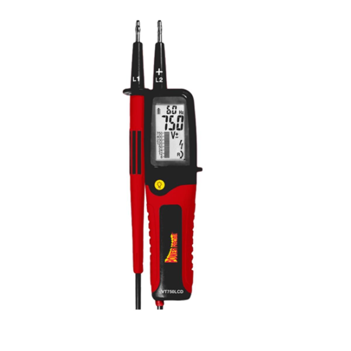 PPVT750LCDCBINT Two-Pole Volt Tester