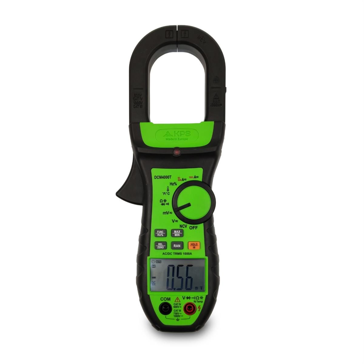 KPS DCM4000 True RMS Clamp Meter for AC/DC Voltage and Current